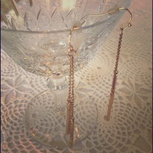 Sophie Harper Double Bar Drop Earrings